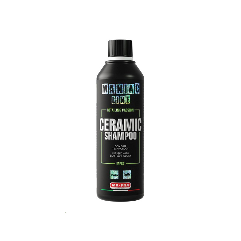 Mafra-Maniac-Line-Ceramic-Shampoo-500-ML شامپو مخصوص سطوح نانو سرامیک شده مانیاک مفرا Mafra Maniac Line Ceramic Shampoo 500 ML - Image 1