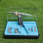 پیستوله رنگ پاش بادی حرفه ای ایر براش تفنگی کاسه رو 0.3 میلی متر Airbrush SM-116A - Image 2