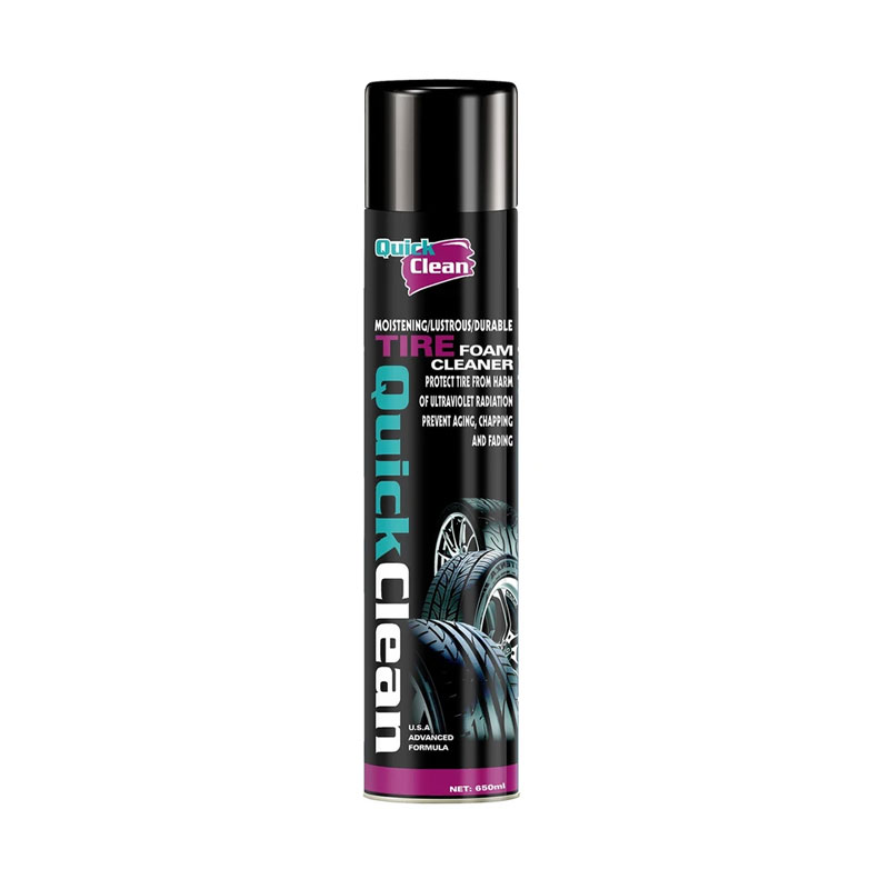 Quick-Clean-Car-Tire-Foam-Spray,-650-ml واکس لاستیک خودرو کوییک کلین حجم 650 میلی لیتر - Image 1