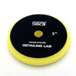 پد پولیش زبر زرد اس جی سی بی 150 میلی متری مدل SGCB RO & DA Buffing Foam Pad 5inches SGGA185