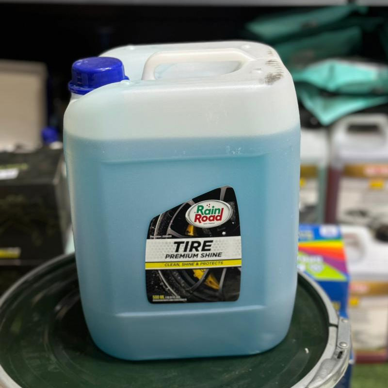 Rain-Road-brand-5-liter-tire-wax واکس لاستیک 5 لیتری برند رین رود - Image 1