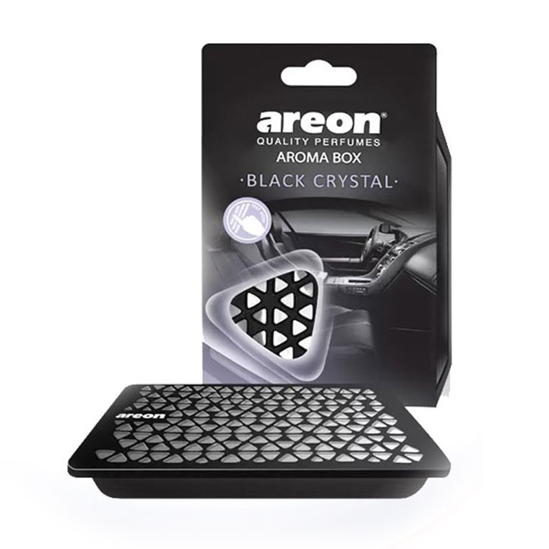 Areon-Aroma-Box-Air-Freshener,-BLACK-CRYSTAL-Scent خوشبو کننده آرئون مدل آروما باکس رایحه BLACK CRYSTAL - Image 1
