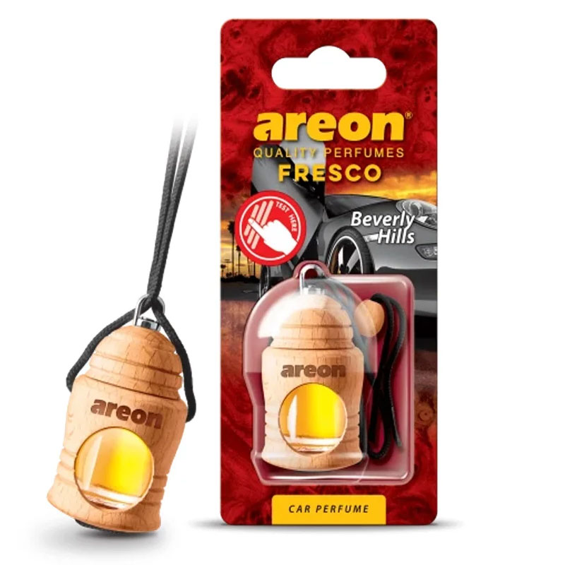 Areon-Fresco-car-air-freshener-with-Beverly-Hills-scent خوشبو کننده ماشین آرئون مدل فرسکو با رایحه Beverly Hills - Image 1