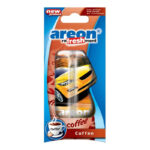خوشبوکننده آویز مخصوص خودرو آرئون Areon مدل Liquid با رایحه Coffee
