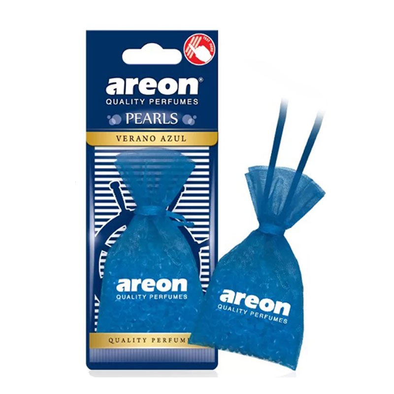 Areon-Pearl-Car-Air-Freshener-Verano-Azul خوشبو کننده خودرو آرئون مروارید رایحه Verano Azul - Image 1