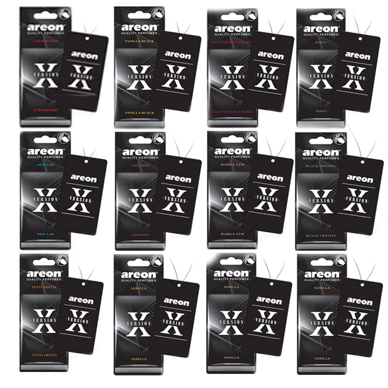 Areon-brand-air-freshener,-model-Carty-X-(wholesale) خوشبو کننده برند areon مدل کارتی ایکس 72 عددی (عمده) - Image 1