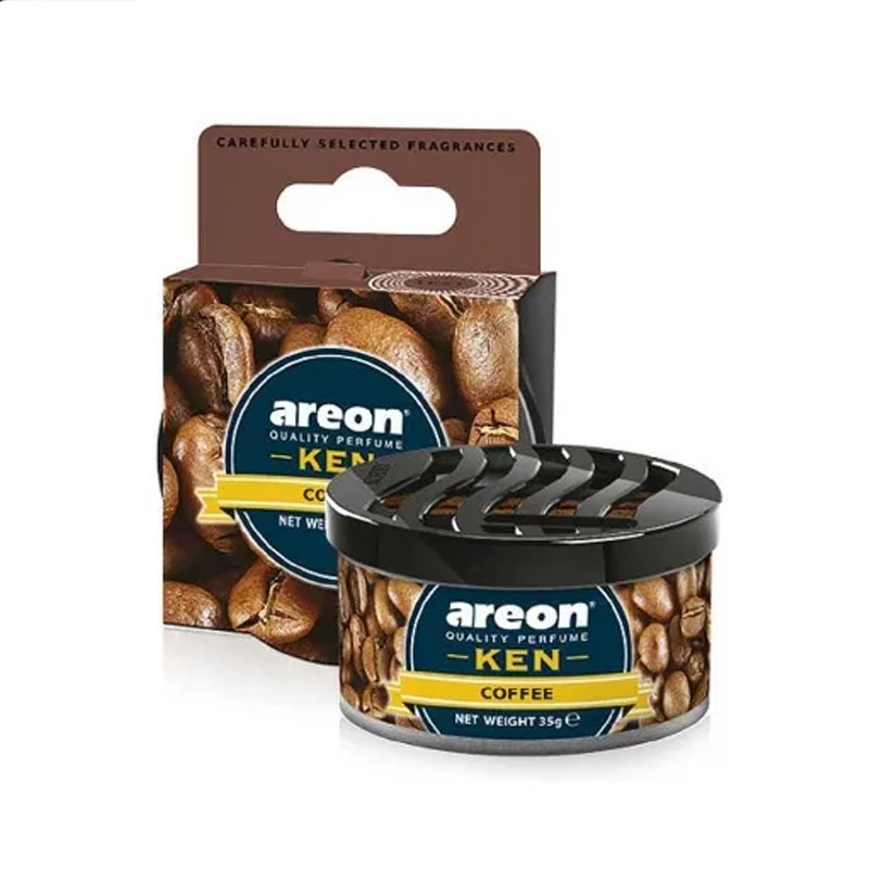 Areon-car-air-freshener-Ken-model-coffee-scent خوشبو کننده خودرو آرئون مدل Ken رایحه coffee - Image 1