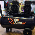 پمپ باد سایلنت آکسون 50 لیتر 2200 وات دو موتور مدل AXC-50FT11-2HA