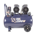 پمپ باد سایلنت آکسون 50 لیتر 2200 وات دو موتور مدل AXC-50FT11-2HA