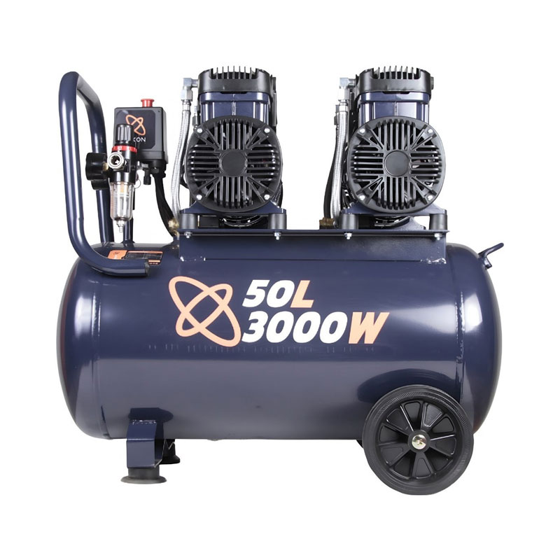 پمپ باد سایلنت آکسون 50 لیتر 3000وات دو موتور مدل AXC-50FT15-2HA