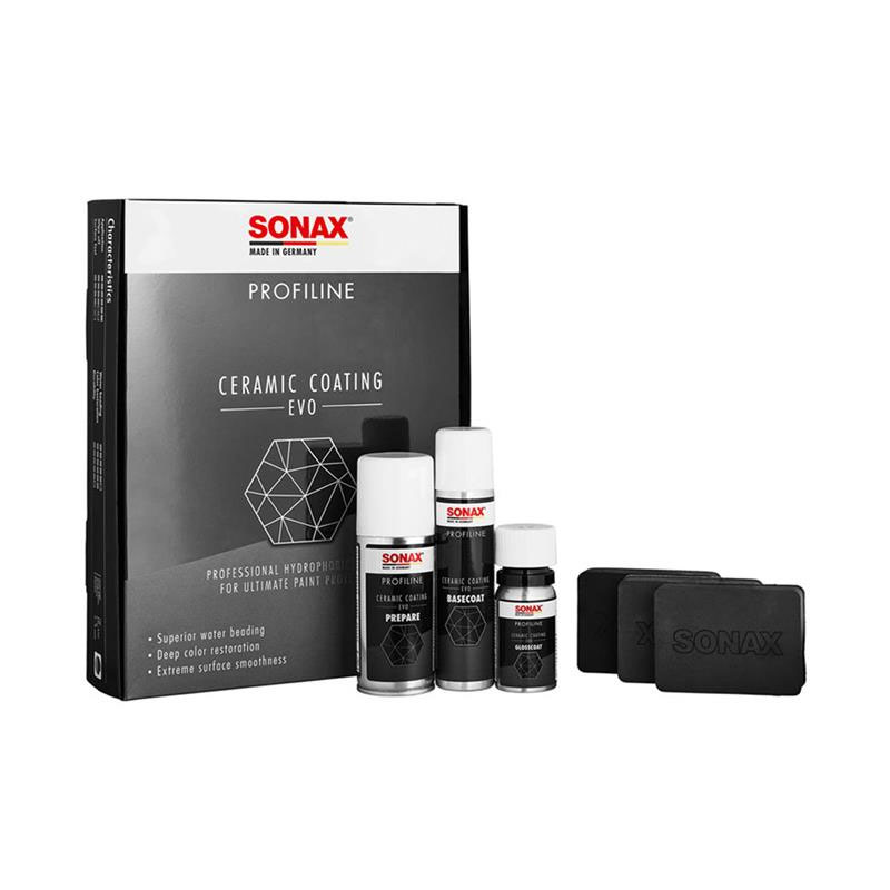 Sonax-Profiline-Ceramic-Coating-EVO-Car-Body-Nano-Ceramic-Pack-23 پک نانو سرامیک بدنه خودرو اوو سوناکس Sonax Profiline Ceramic Coating EVO