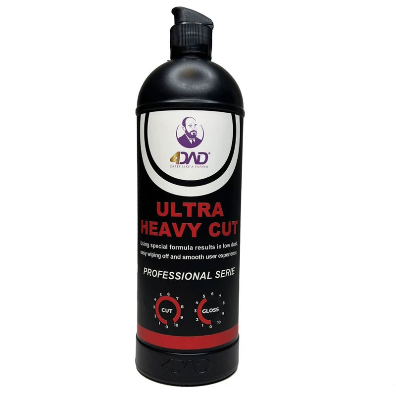 4dad-Professional-Series-Ultra-Heavy-Cut-Polish پولیش خیلی زبر سری حرفهای 1.5 لیتر (ULTRA HEAVY CUT) فوردد 4dad