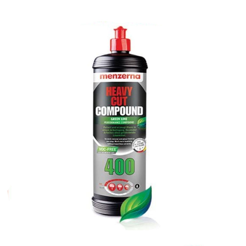 Menzerna-Heavy-Cut-Compound-400-(Green)-1L پولیش زبر سبز 400 منزرنا Menzerna Heavy Cut Compound 400 Green 1L