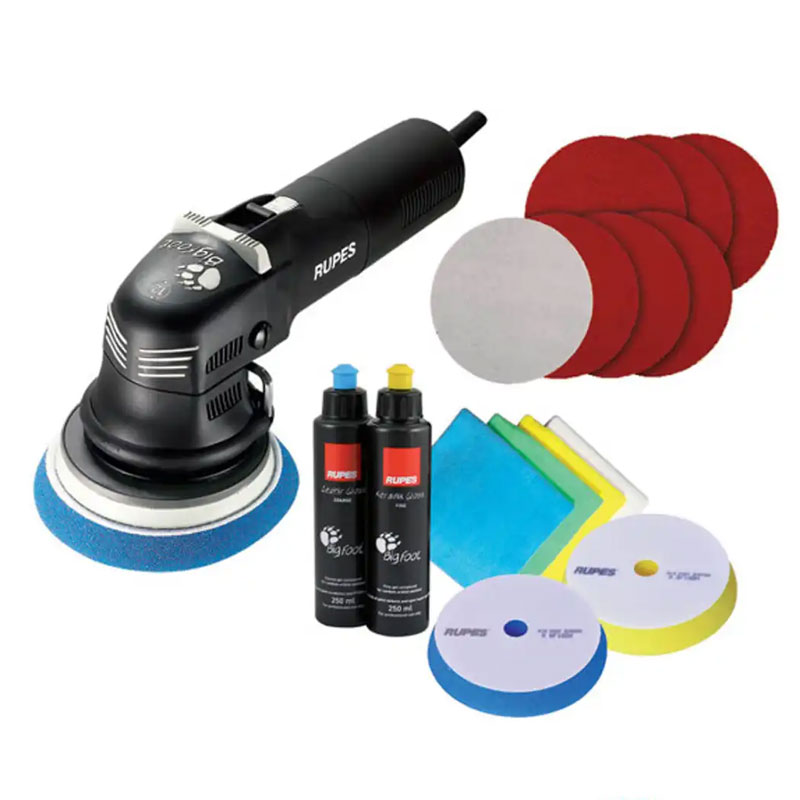 Rupes-LHR12E-STN-Orbital-Polisher-(Mark-I,-Size-12)-–-Complete-Kit-1 پک کامل دستگاه پولیش اوربیتال مارک یک سایز 12 روپس Rupes LHR12E/STN Polisher
