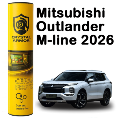 گلس و تریم داخل 190 mic مناسب خودرو 2026 Mitsubishi Outlander m line (میتسوبیشی اوتلندر ام لاین 2026 )
