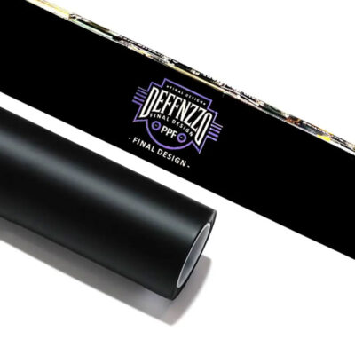 کاور محافظتی شفاف مشکی خود ترمیم 190 میکرون مات خودرو دیفنزو Defenzo PPF TPU-Black Matte