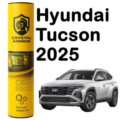 گلس و تریم داخل 190 mic مناسب خودرو Hyundai Tucson 2025 ( هیوندای توسان ۲۰۲۵ )