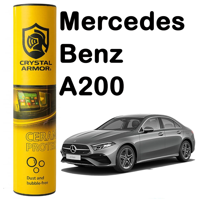 Mercedes-Benz-A200 گلس و تریم داخل 190 mic مناسب خودرو Mercedes Benz A200 ( بنز A200 )