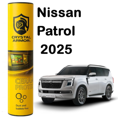 گلس و تریم داخل 190 mic مناسب خودرو Nissan Patrol 2025 ( نیسان پاترول مدل ۲۰۲۵ )