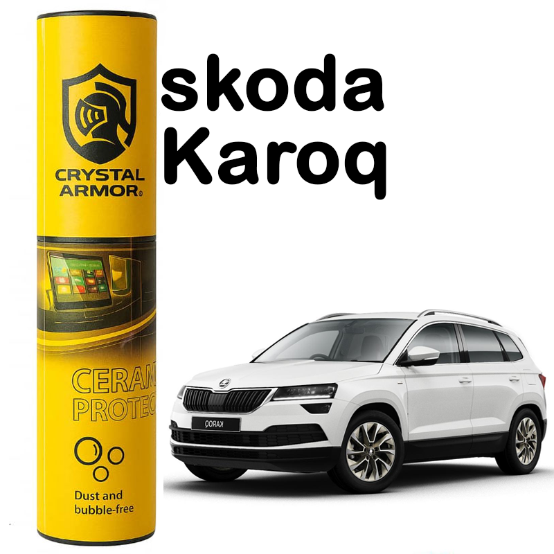 Škoda-Karoq گلس و تریم داخل 190 mic مناسب خودرو Skoda Karoq ( اشکودا کاروک )